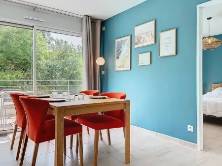 Appartement Standing avec Terrasse, Piscine et Accès Plage, 2 Chambres, Climatisé, Parking, PMR - Photo 6