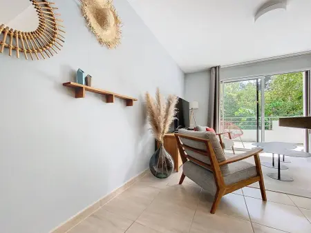 Appartement Standing avec Terrasse, Piscine et Accès Plage, 2 Chambres, Climatisé, Parking, PMR - Photo 13
