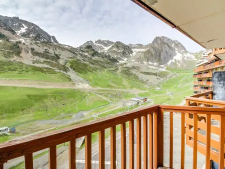 Appartement 6 pers. face aux pistes, balcon sud, TV, cuisine équipée, ski-in/ski-out, La Mongie - Photo 7