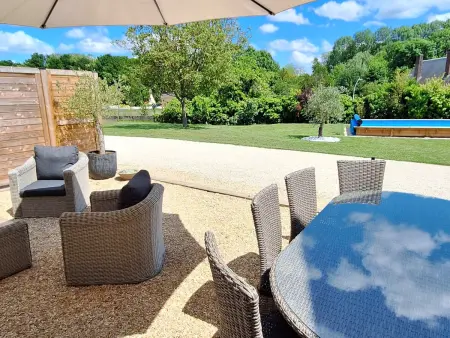 Longère cosy chic près de Bourges avec piscine, clim, WiFi et parking - Photo 30
