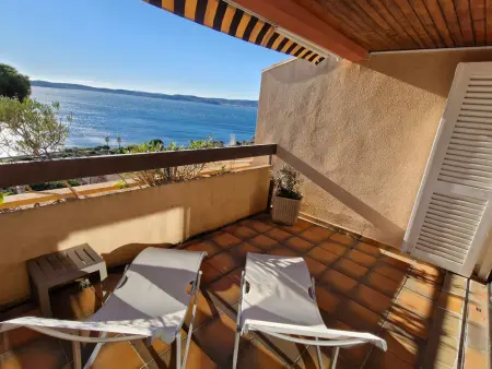 Triplex 4 pièces, vue mer, piscine, parking, animaux admis à Sainte-Maxime - Photo 19
