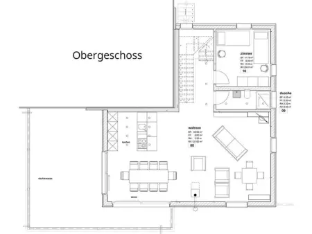 Chesa Parpan, Appartement 8 personnes à Valbella - Photo 8
