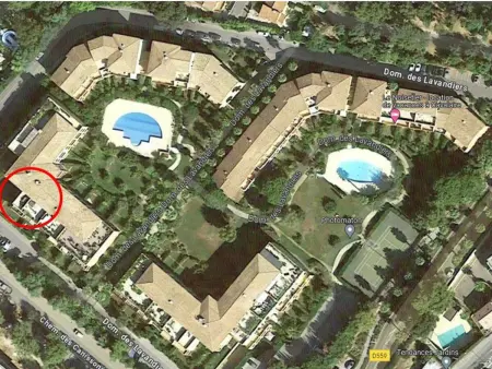 T3 climatisé avec piscine, tennis, proche plage à Cavalaire - Photo 12