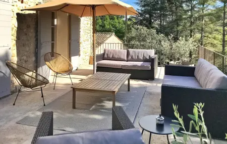 Mas De La Petite Folie, Maison 12 personnes à Entrechaux - Photo 13