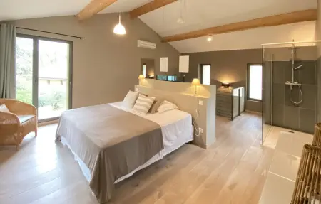 Mas De La Petite Folie, Maison 12 personnes à Entrechaux - Photo 41