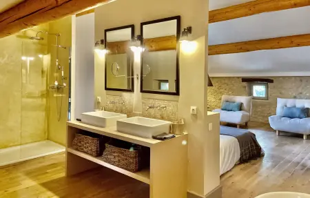 Mas De La Petite Folie, Maison 12 personnes à Entrechaux - Photo 42