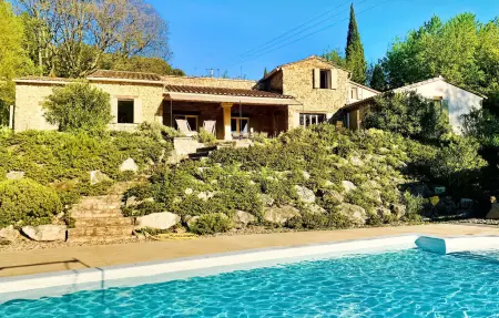 Cigalon, Maison 12 personnes à St.Andre d´Olerargues - Photo 2
