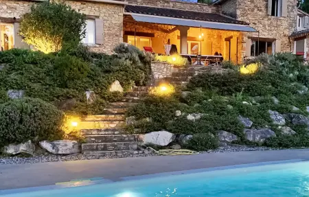 Cigalon, Maison 12 personnes à St.Andre d´Olerargues - Photo 10