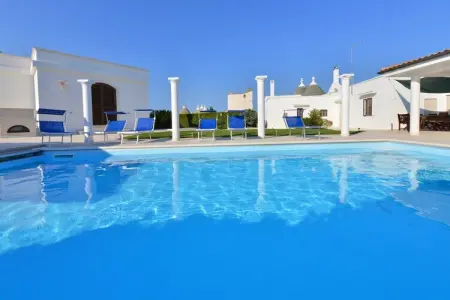 Villa Giovanna Trullo in Ostuni, Maison de Vacances Vallée d'Itria Piscine - Photo 39