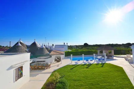 Villa Giovanna Trullo in Ostuni, Maison de Vacances Vallée d'Itria Piscine - Photo 45