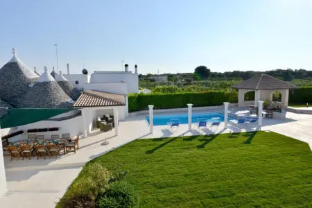 Villa Giovanna Trullo in Ostuni, Maison de Vacances Vallée d'Itria Piscine - Photo 46