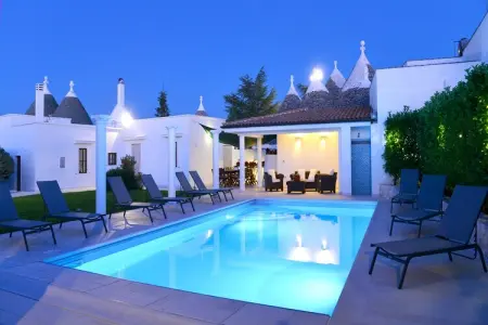 Villa Giovanna Trullo in Ostuni, Maison de Vacances Vallée d'Itria Piscine - Photo 47