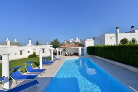 Villa Giovanna Trullo in Ostuni, Maison de Vacances Vallée d'Itria Piscine - Photo 51