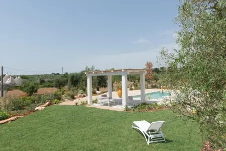 Trulli Petralux in Valle d'Itria, Maison de vacances Vallée d'Itria piscine - Photo 8
