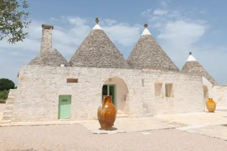 Trulli Petralux in Valle d'Itria, Maison de vacances Vallée d'Itria piscine - Photo 12