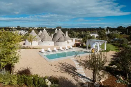 Trulli Petralux in Valle d'Itria, Maison de vacances Vallée d'Itria piscine - Photo 30