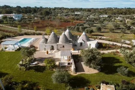 Trulli Petralux in Valle d'Itria, Maison de vacances Vallée d'Itria piscine - Photo 35