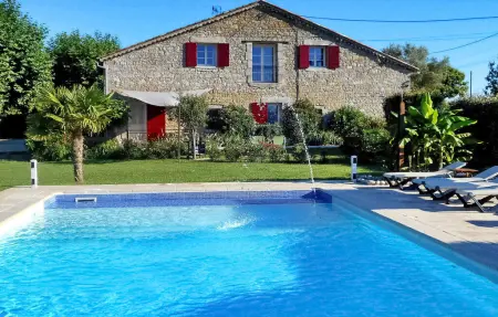Le Moulin De Courlas, Maison 14 personnes à St Jean De Maruejols - Photo 1