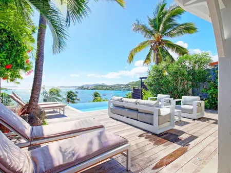Villa de rêve avec piscine à débordement, Maison 6 personnes à Saint Martin - Photo 2
