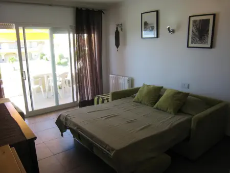 Studio rénové en bord de mer avec accès direct à la plage et piscine à L'Estartit - Photo 10