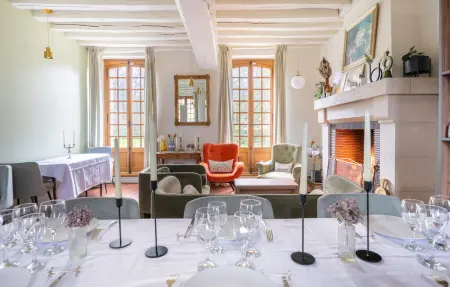 Magnifique maison avec piscine, Maison 15 personnes à Villotran - Photo 2