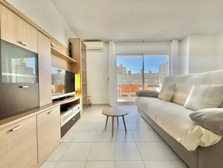 Bel appart. 1 ch, terrasse, parking, clim et wifi à Roses, à 300m de la plage - Photo 4