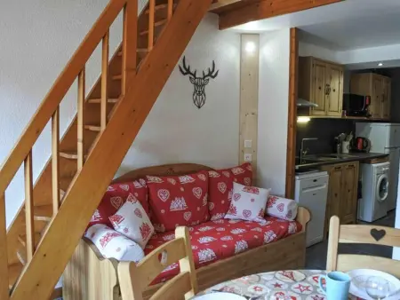 Studio cabine centre Morzine, 6 pers, terrasse, parking, wifi - Photo 1