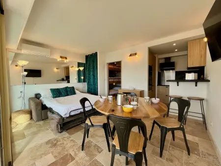 Studio moderne avec parking et climatisation à Cavalaire-sur-Mer - Photo 7