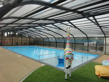 Mobil-home moderne avec piscine couverte, proche mer, 6 pers, animaux admis - Photo 9