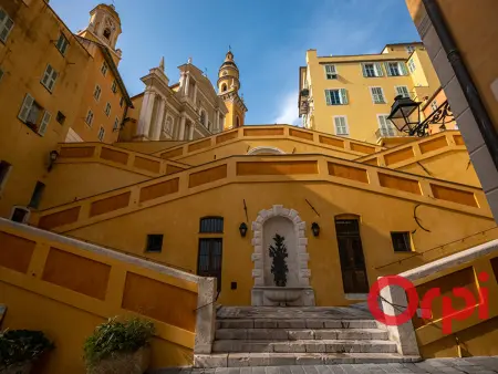 Studio spacieux, climatisé avec vue mer, piscine, WIFI et parking privé à Menton - Photo 19