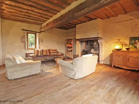 Longère Percheronne avec jardin clos et cheminée luxueuse - Photo 7