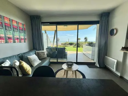 Appartement en bord de mer, 2 chambres, piscine, parking, animaux admis - Photo 14