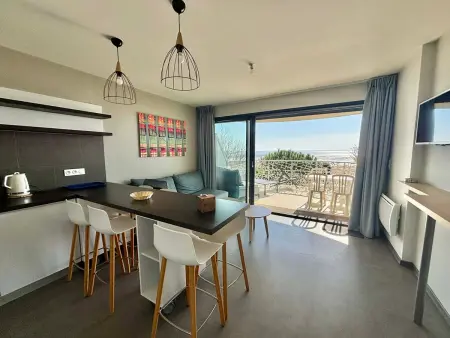 Appartement 2 chambres, balcon, accès plage, piscine, parking, animaux admis - La Tranche-sur-Mer - Photo 12