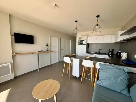 Appartement 2 chambres, balcon, accès plage, piscine, parking, animaux admis - La Tranche-sur-Mer - Photo 14