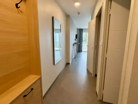Appartement avec balcon, 1 chambre, piscine, jacuzzi, parking privé, accès direct plage et commerces - Photo 1