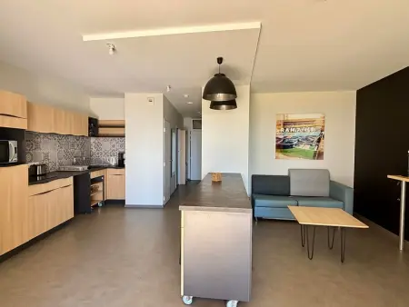 Appartement PMR 4 pers, plage, piscine chauffée, parking, animaux admis - Photo 19
