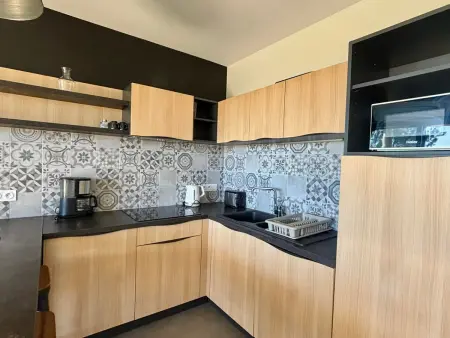 Appartement 2 ch, accès plage direct, rez-de-jardin, piscine, animaux OK - Photo 13