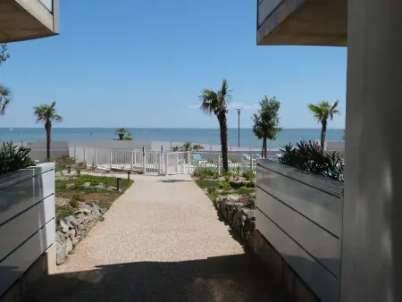 Appartement 2 ch, accès plage direct, rez-de-jardin, piscine, animaux OK - Photo 23
