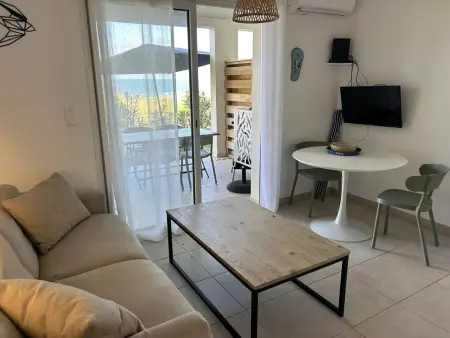 Appartement au bord de mer avec piscine chauffée - Climatisé, WiFi, et proche plage - Photo 2