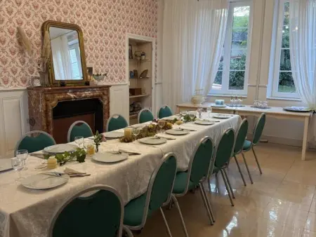 Maison de campagne XIXe avec piscine partagée et animaux admis - Photo 23