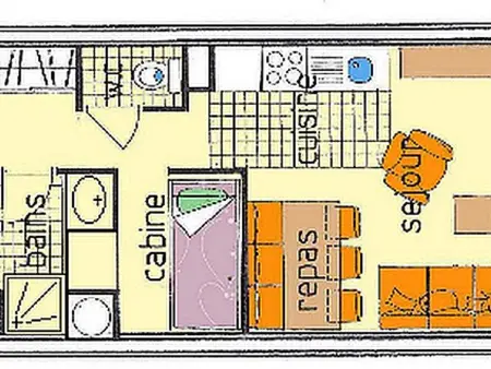 Appartement confortable aux Saisies - 4/6 pers, 38m², sud, balcon - Photo 3