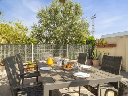 Maison mitoyenne avec piscine privée et Wi-Fi, Gite 6 personnes à L'Escala - Photo 5
