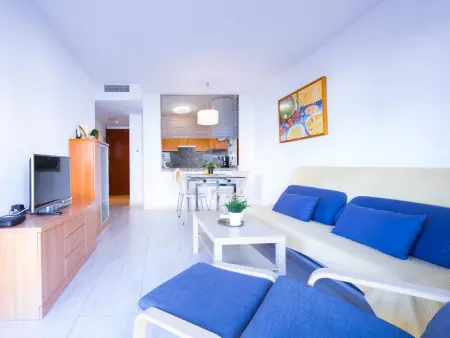 Appartement proche plage avec vue et piscine, Appartement 3 personnes à L'Escala - Photo 13