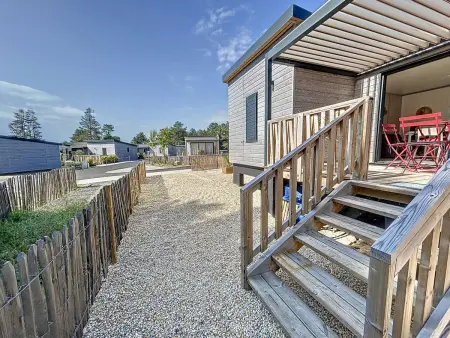 Chalet cozy à Jullouville - 4 pers, piscine chauffée, proche plage et commerces - Photo 16