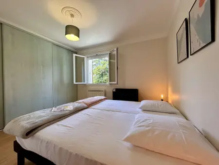 Appartement rénové 4 pièces, 6 pers, balcon, jardin, parking, wifi – Briançon - Photo 27