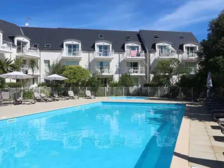 Bel appartement à 100 m de la plage à Fouesnant avec piscine chauffée, pour 4 personnes - Photo 9