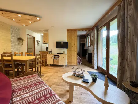 Les Orres 1800 - Grand appart 3 pièces, 8 pers, piscine chauffée, sauna - Photo 1