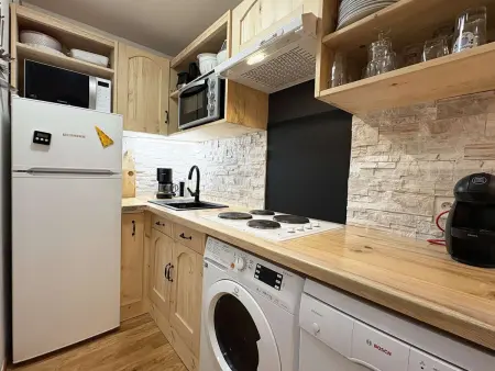 Les Orres 1800 - Grand appart 3 pièces, 8 pers, piscine chauffée, sauna - Photo 4
